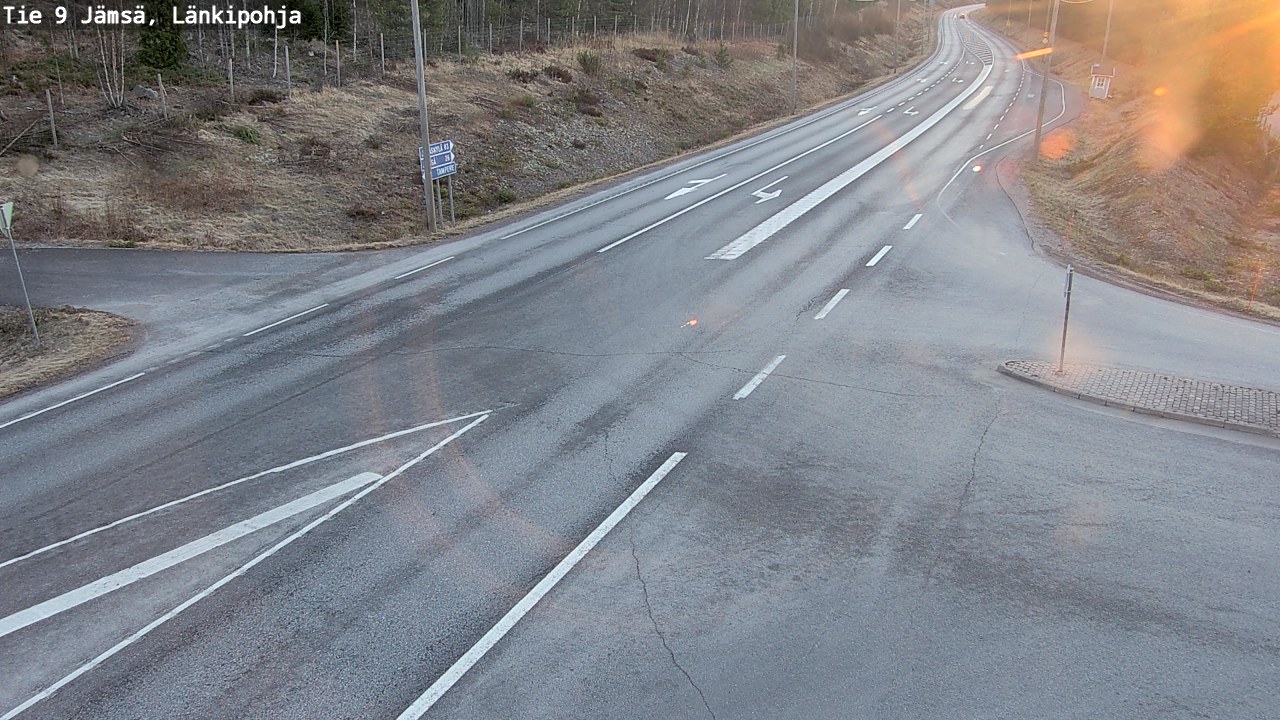 Weather Camera Image Väg 9 Jämsä, Länkipohja, Jämsä, Keski-Suomi