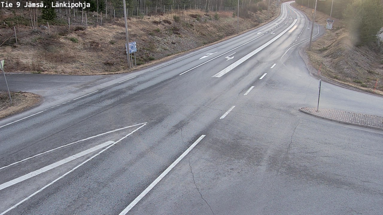 Weather Camera Image Väg 9 Jämsä, Länkipohja, Jämsä, Keski-Suomi