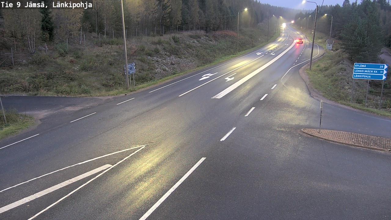 Weather Camera Image Road 9 Jämsä, Länkipohja, Jämsä, Keski-Suomi