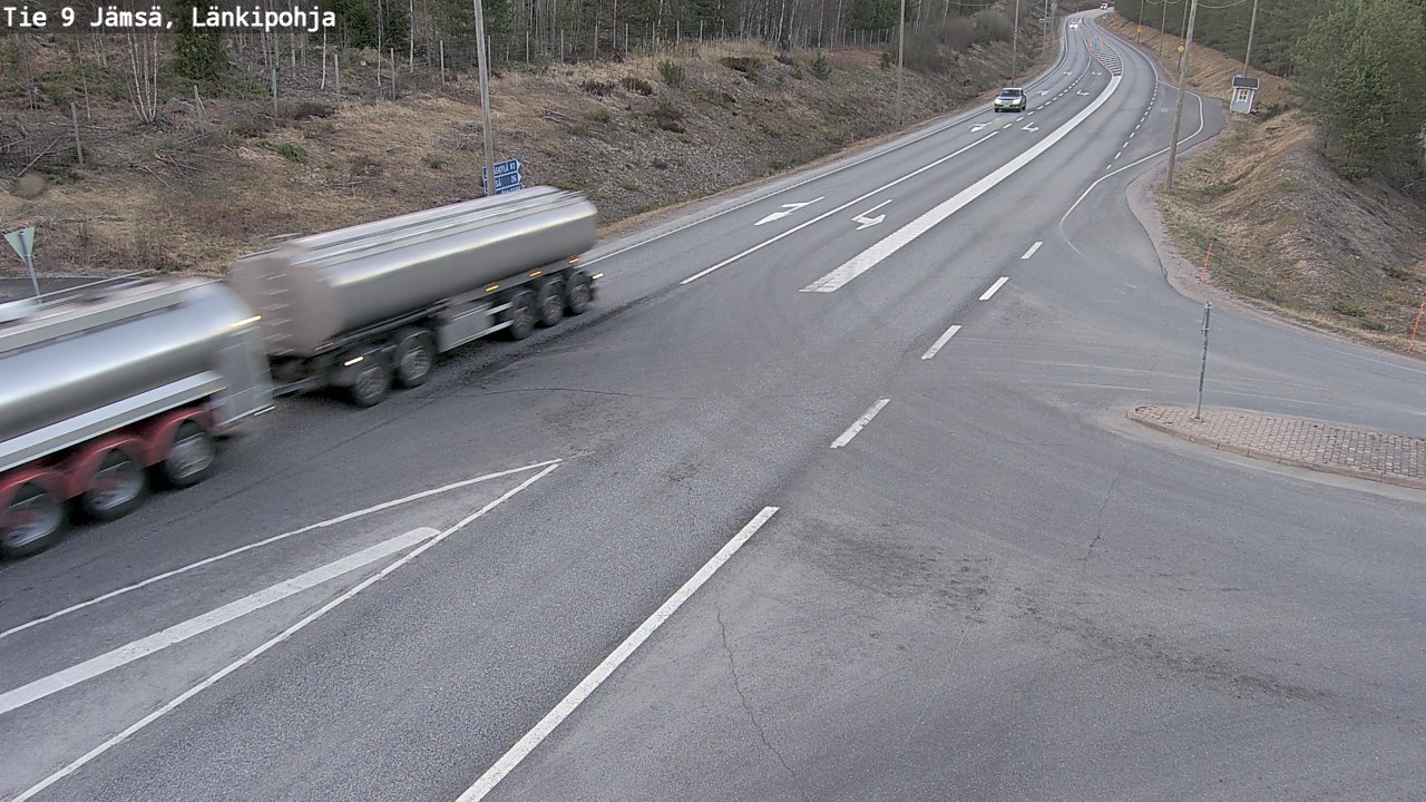 Weather Camera Image Väg 9 Jämsä, Länkipohja, Jämsä, Keski-Suomi