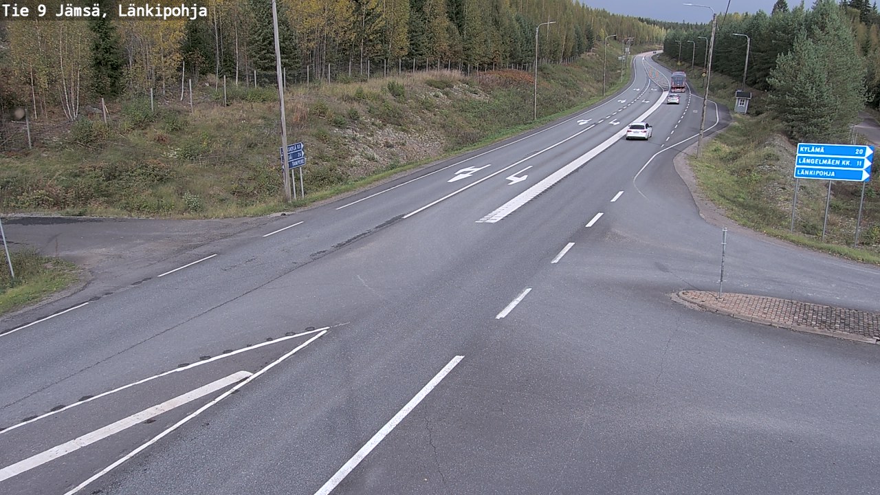 Weather Camera Image Road 9 Jämsä, Länkipohja, Jämsä, Keski-Suomi