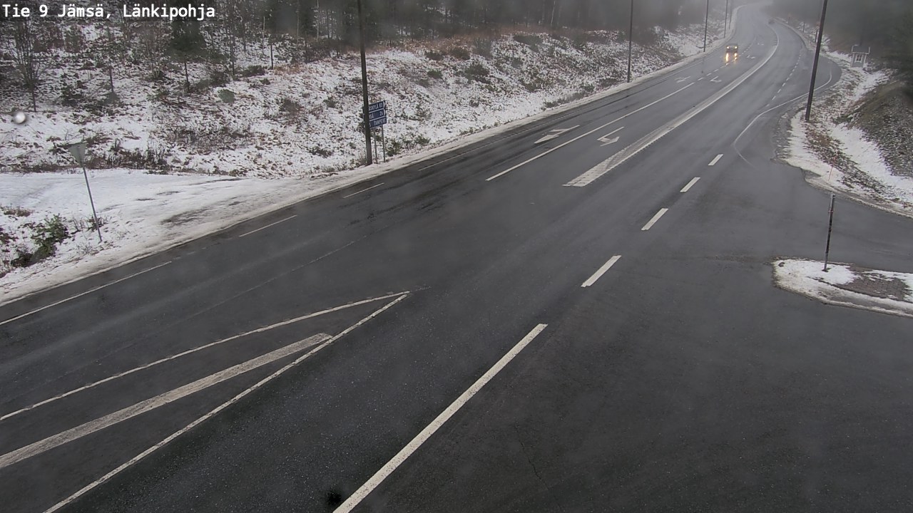 Weather Camera Image Väg 9 Jämsä, Länkipohja, Jämsä, Keski-Suomi