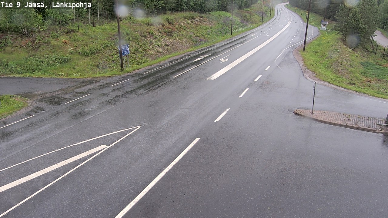 Weather Camera Image Väg 9 Jämsä, Länkipohja, Jämsä, Keski-Suomi