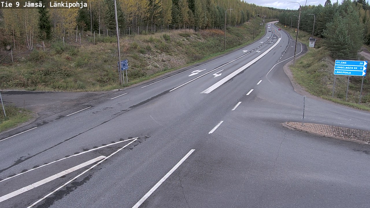 Weather Camera Image Road 9 Jämsä, Länkipohja, Jämsä, Keski-Suomi
