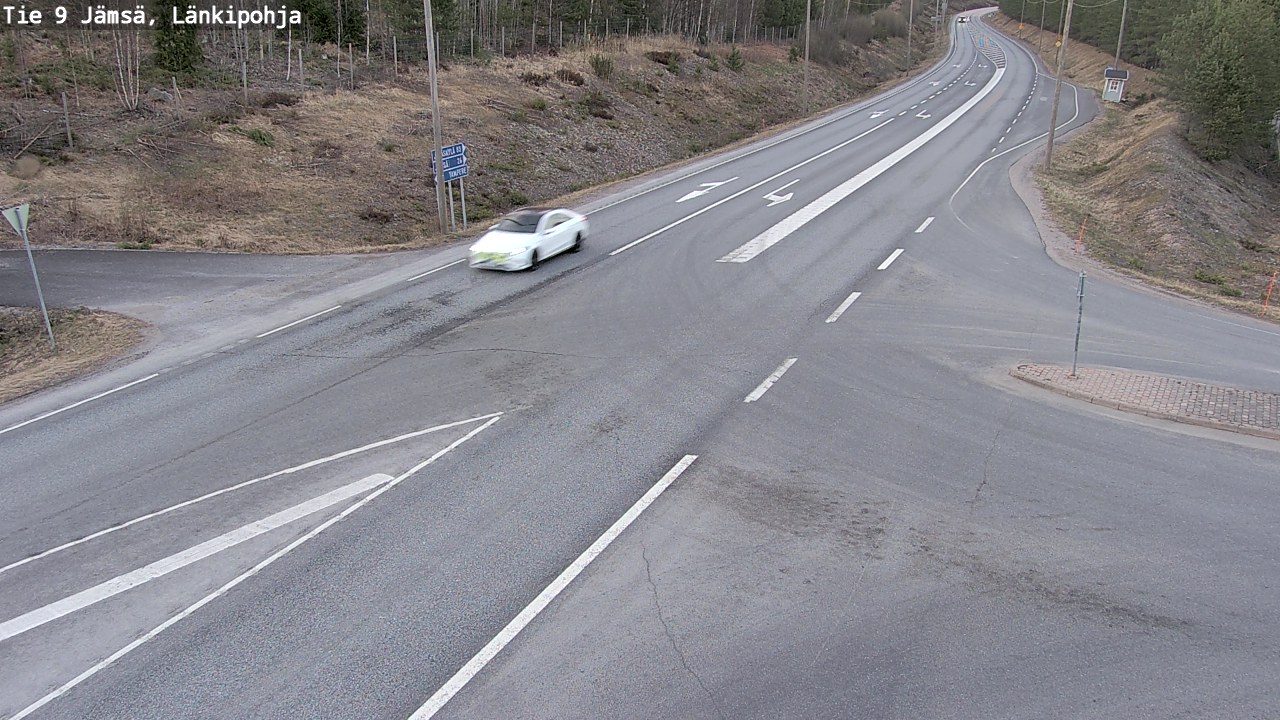 Weather Camera Image Väg 9 Jämsä, Länkipohja, Jämsä, Keski-Suomi