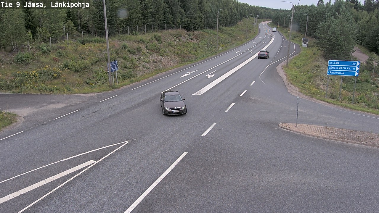 Weather Camera Image Road 9 Jämsä, Länkipohja, Jämsä, Keski-Suomi