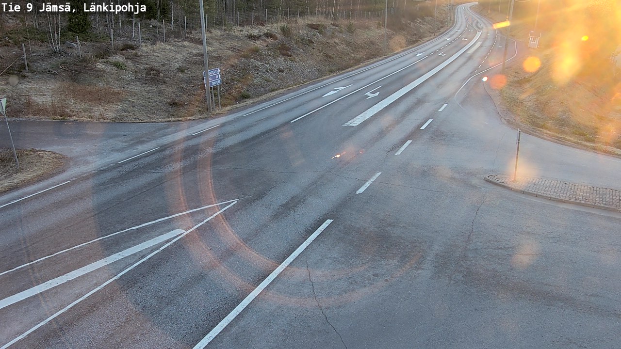 Weather Camera Image Väg 9 Jämsä, Länkipohja, Jämsä, Keski-Suomi