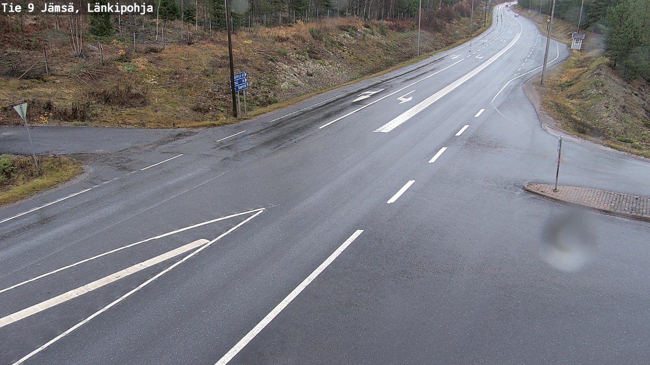 Weather Camera Image Väg 9 Jämsä, Länkipohja, Jämsä, Keski-Suomi