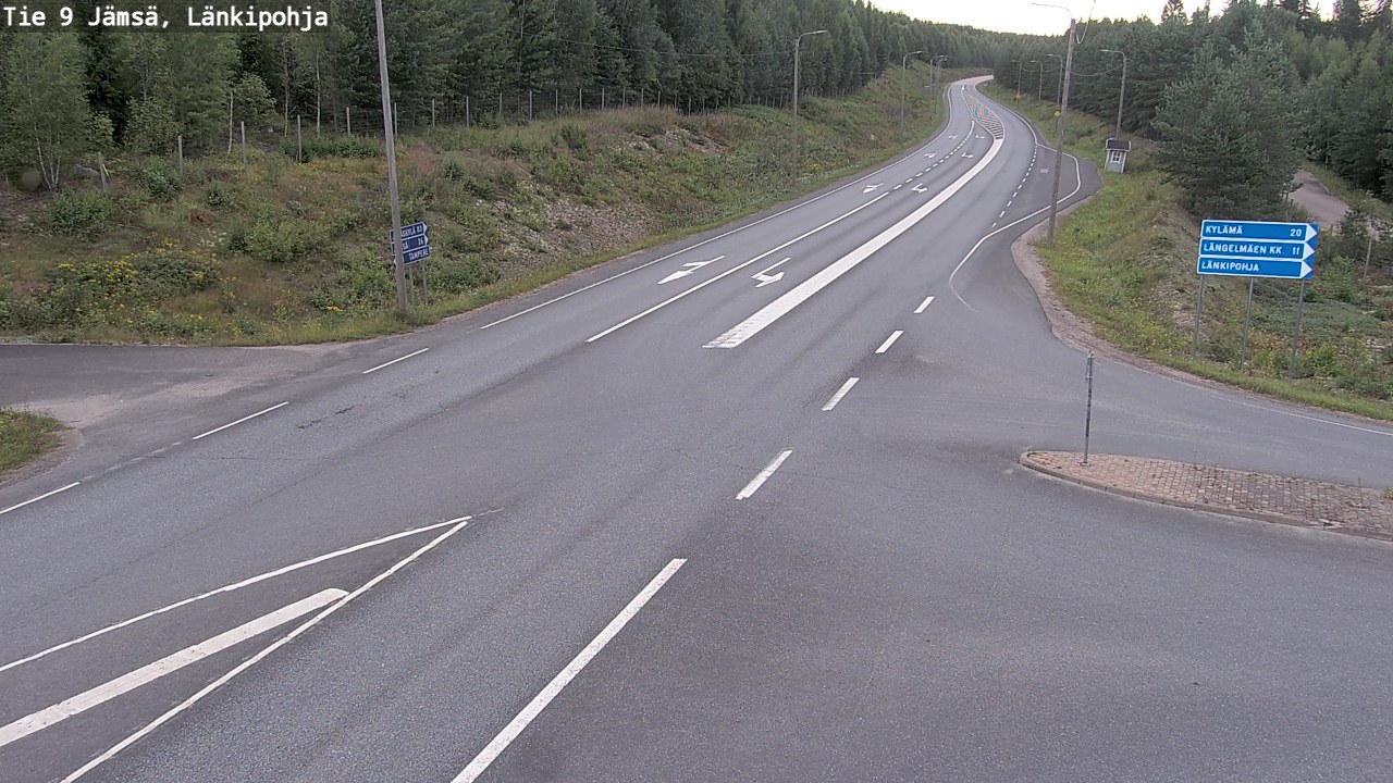 Weather Camera Image Road 9 Jämsä, Länkipohja, Jämsä, Keski-Suomi