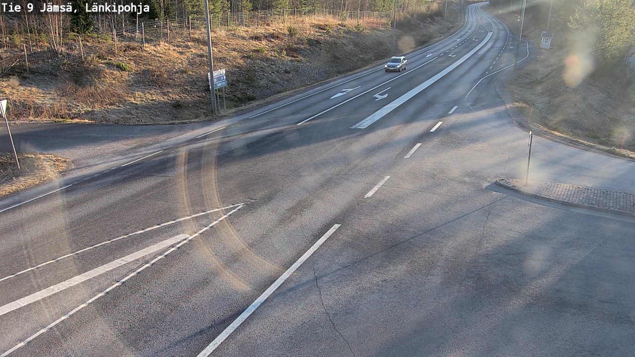 Weather Camera Image Väg 9 Jämsä, Länkipohja, Jämsä, Keski-Suomi