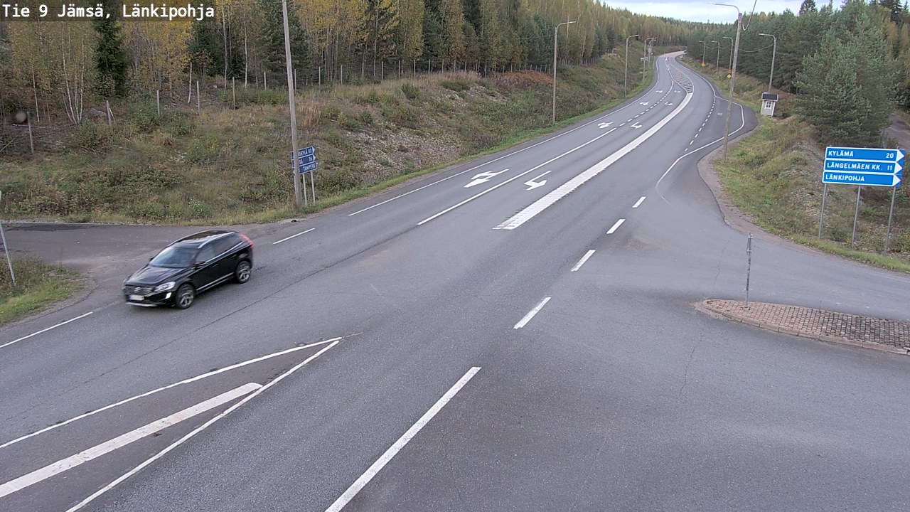 Weather Camera Image Road 9 Jämsä, Länkipohja, Jämsä, Keski-Suomi