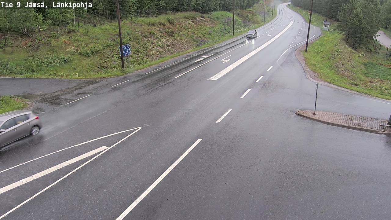 Weather Camera Image Väg 9 Jämsä, Länkipohja, Jämsä, Keski-Suomi