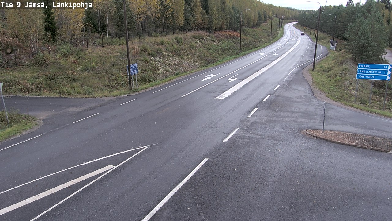 Weather Camera Image Road 9 Jämsä, Länkipohja, Jämsä, Keski-Suomi