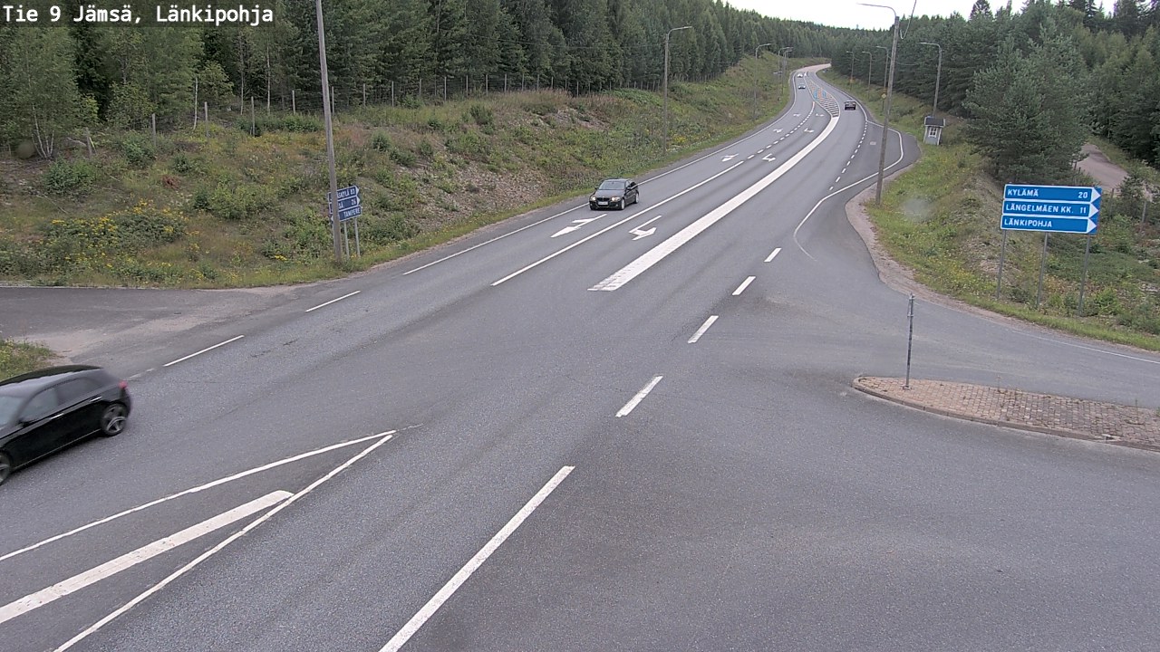 Weather Camera Image Road 9 Jämsä, Länkipohja, Jämsä, Keski-Suomi