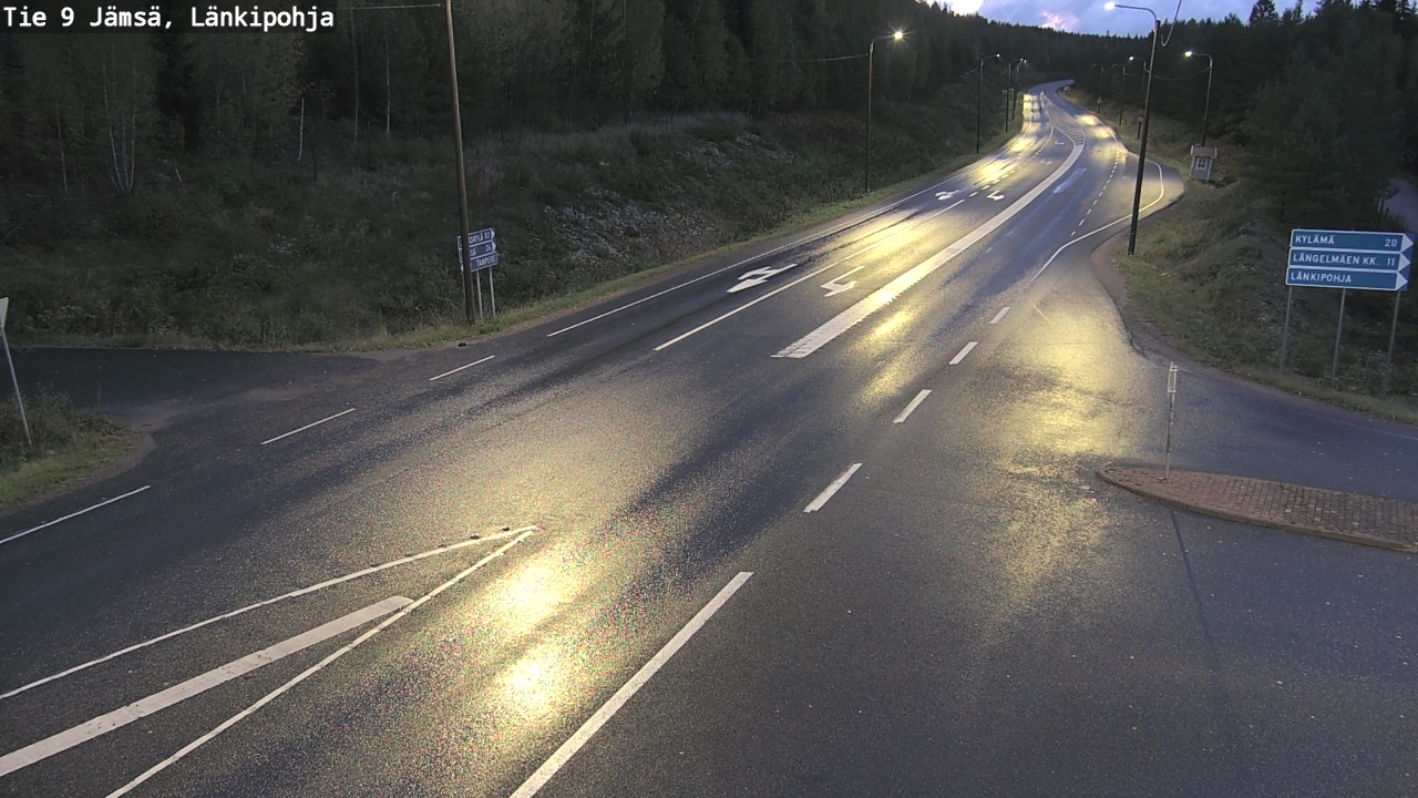 Weather Camera Image Road 9 Jämsä, Länkipohja, Jämsä, Keski-Suomi