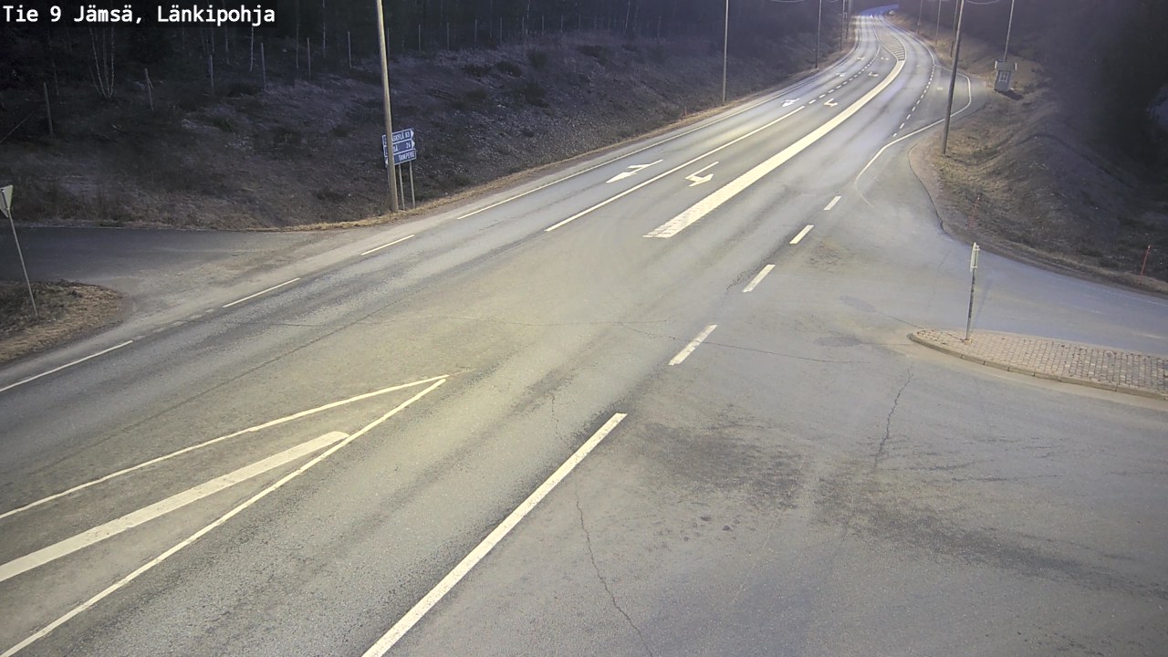Weather Camera Image Väg 9 Jämsä, Länkipohja, Jämsä, Keski-Suomi