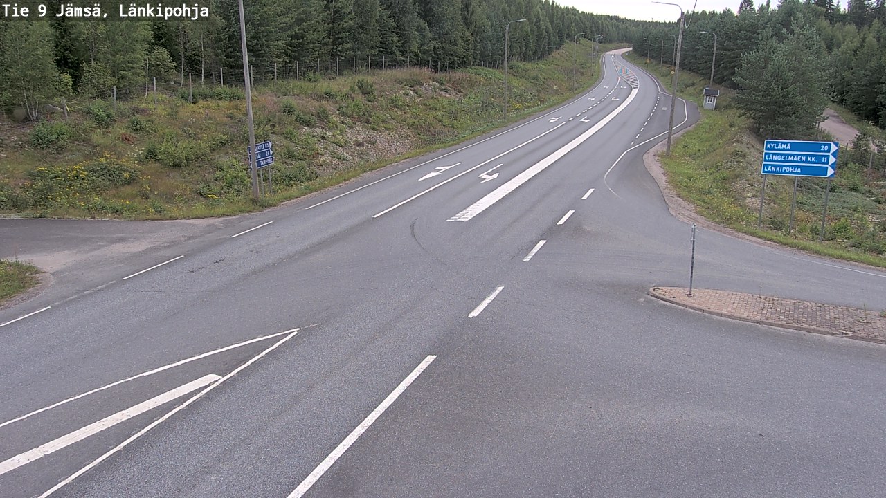 Weather Camera Image Road 9 Jämsä, Länkipohja, Jämsä, Keski-Suomi