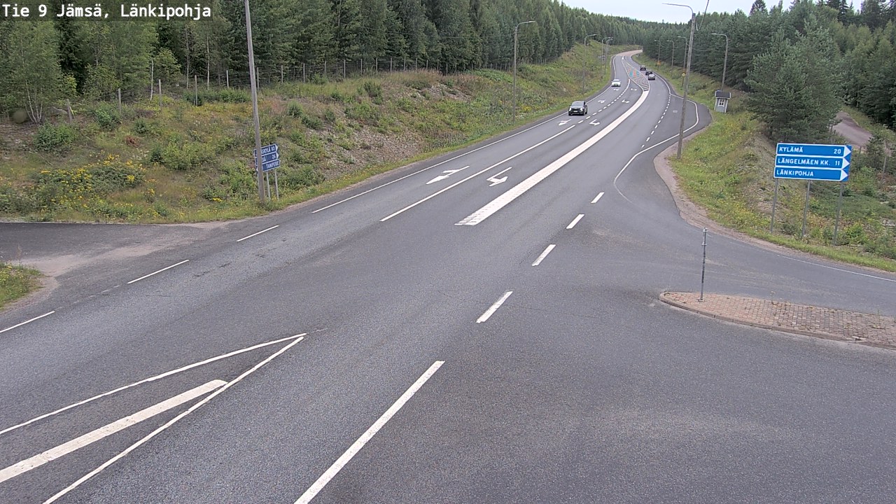 Weather Camera Image Road 9 Jämsä, Länkipohja, Jämsä, Keski-Suomi