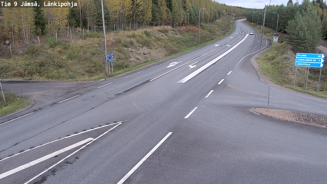 Weather Camera Image Road 9 Jämsä, Länkipohja, Jämsä, Keski-Suomi
