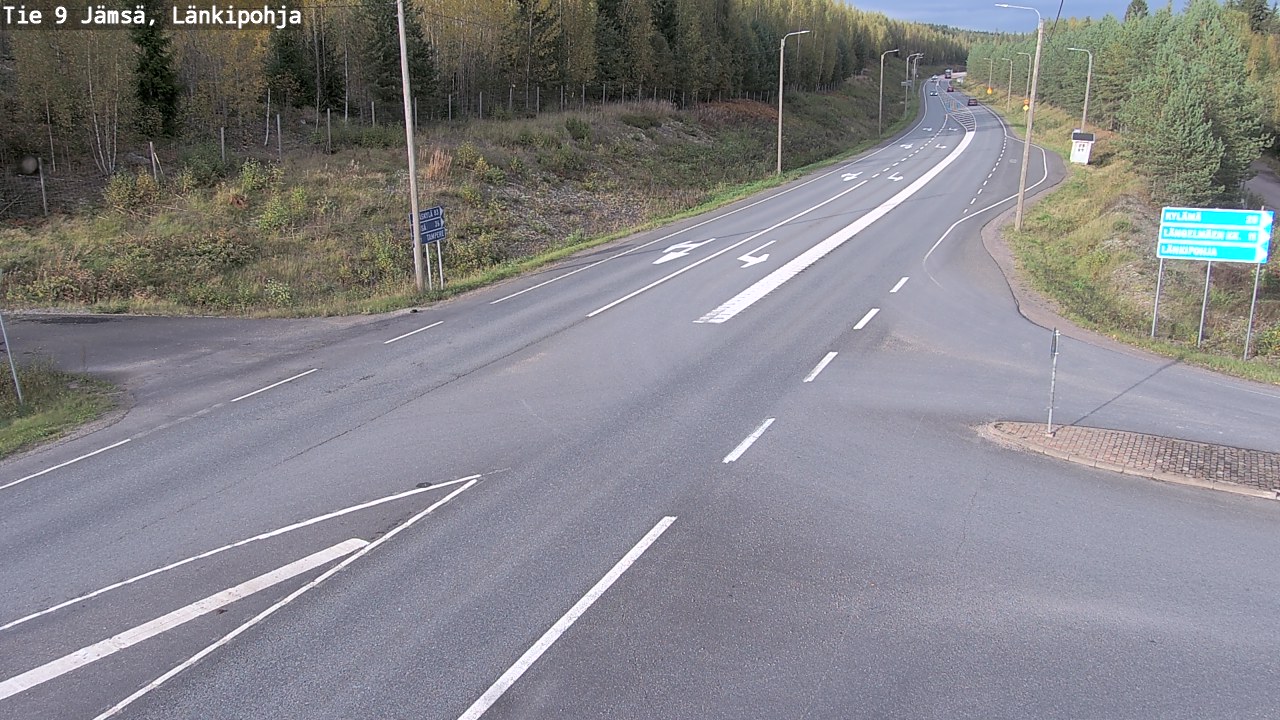 Weather Camera Image Road 9 Jämsä, Länkipohja, Jämsä, Keski-Suomi
