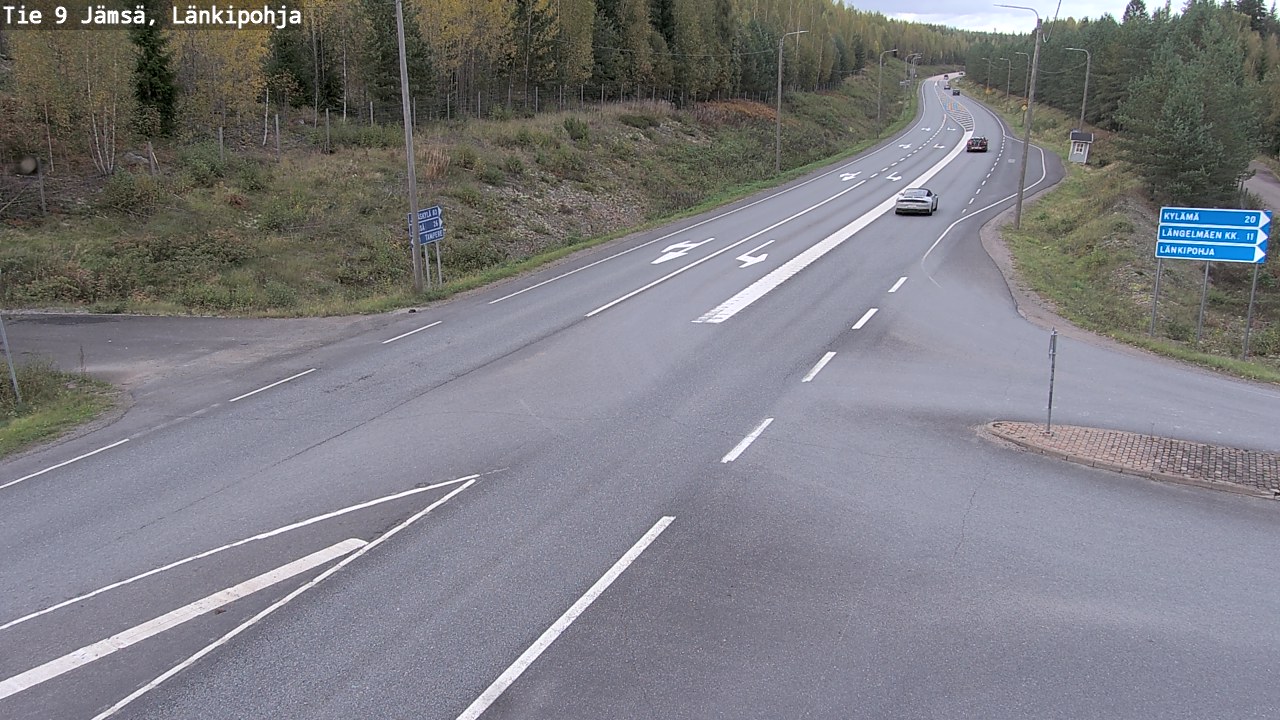 Weather Camera Image Road 9 Jämsä, Länkipohja, Jämsä, Keski-Suomi