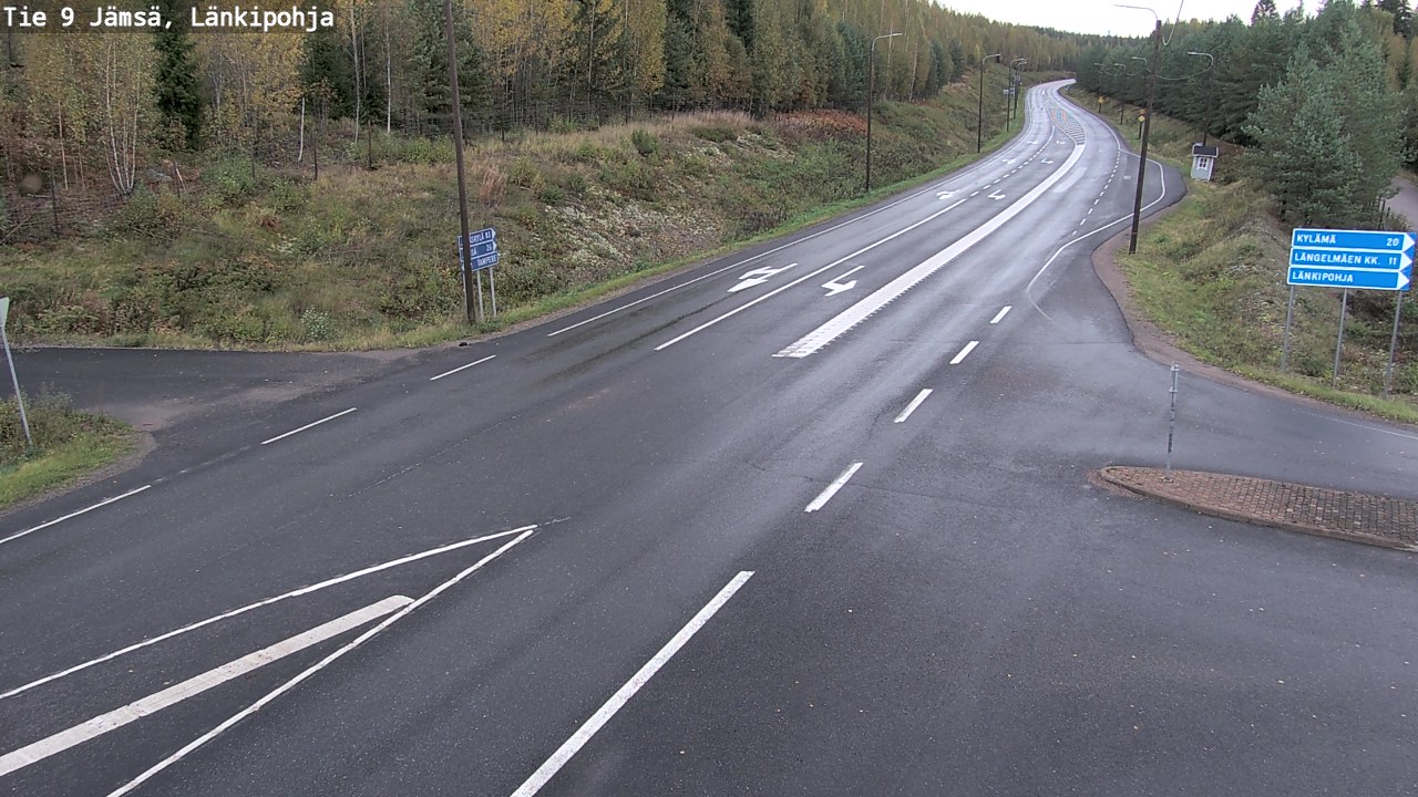 Weather Camera Image Road 9 Jämsä, Länkipohja, Jämsä, Keski-Suomi