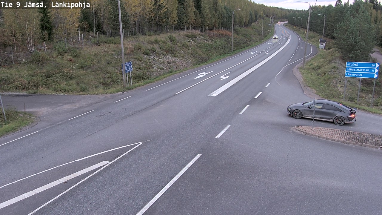 Weather Camera Image Road 9 Jämsä, Länkipohja, Jämsä, Keski-Suomi