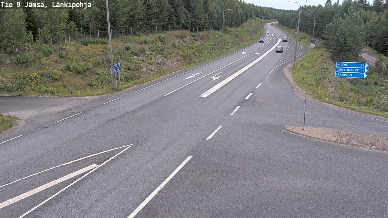 Weather Camera Image Road 9 Jämsä, Länkipohja, Jämsä, Keski-Suomi