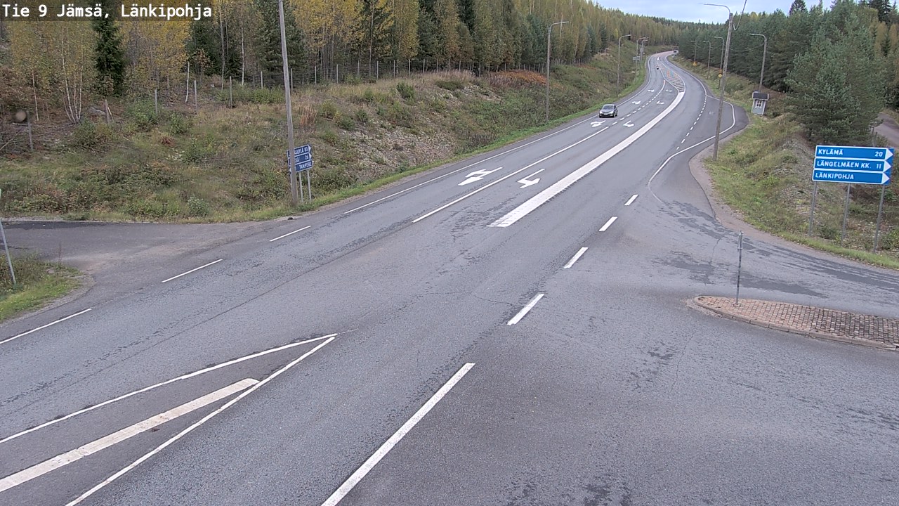 Weather Camera Image Road 9 Jämsä, Länkipohja, Jämsä, Keski-Suomi