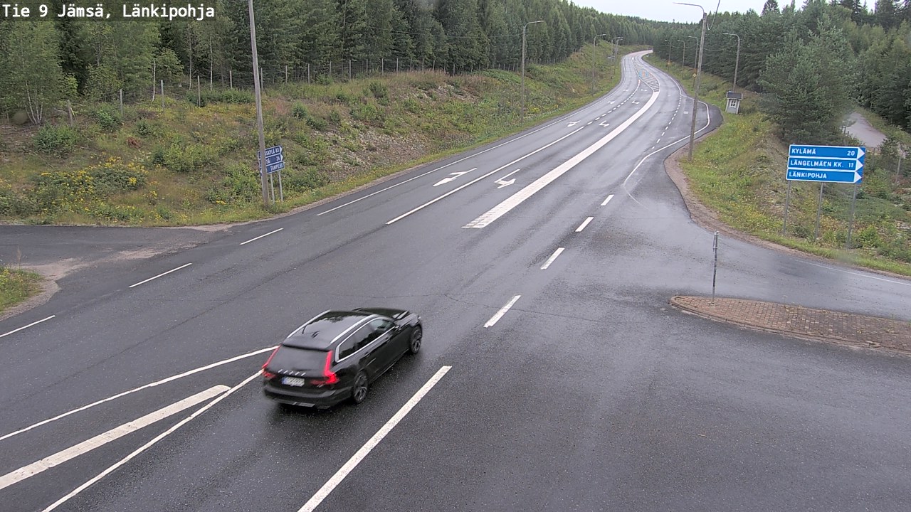 Weather Camera Image Road 9 Jämsä, Länkipohja, Jämsä, Keski-Suomi