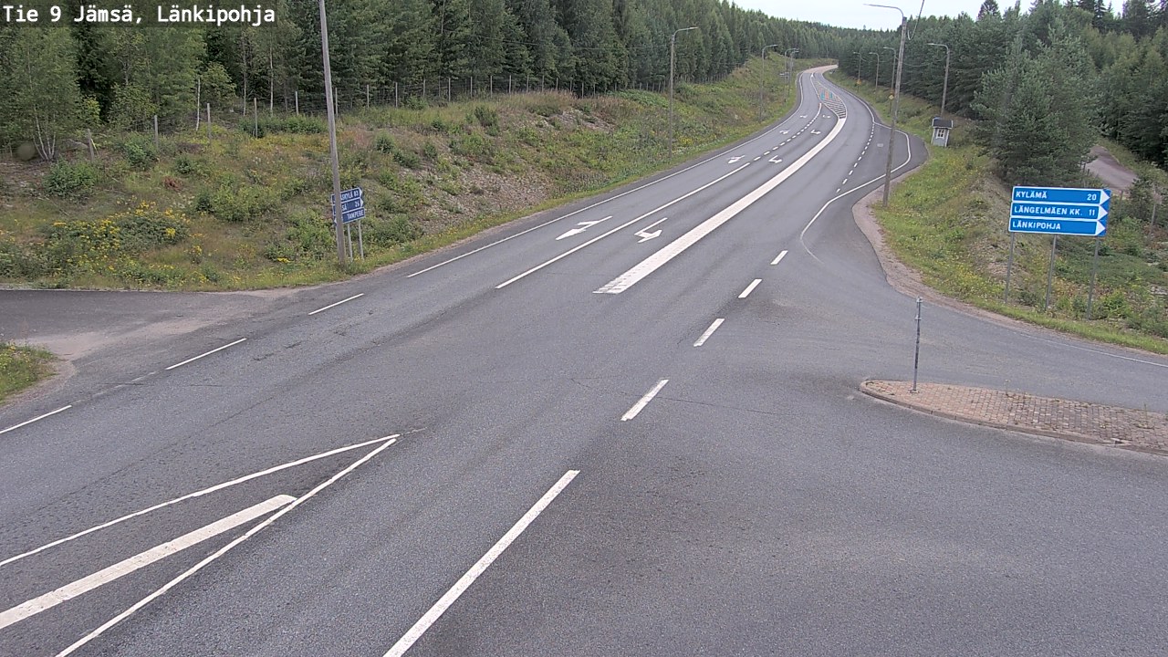 Weather Camera Image Road 9 Jämsä, Länkipohja, Jämsä, Keski-Suomi