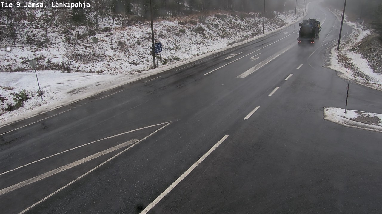 Weather Camera Image Väg 9 Jämsä, Länkipohja, Jämsä, Keski-Suomi