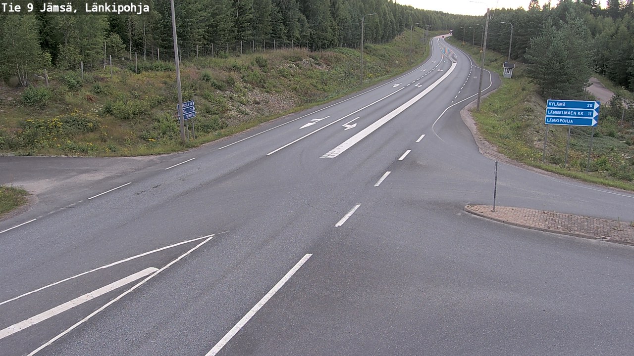 Weather Camera Image Road 9 Jämsä, Länkipohja, Jämsä, Keski-Suomi