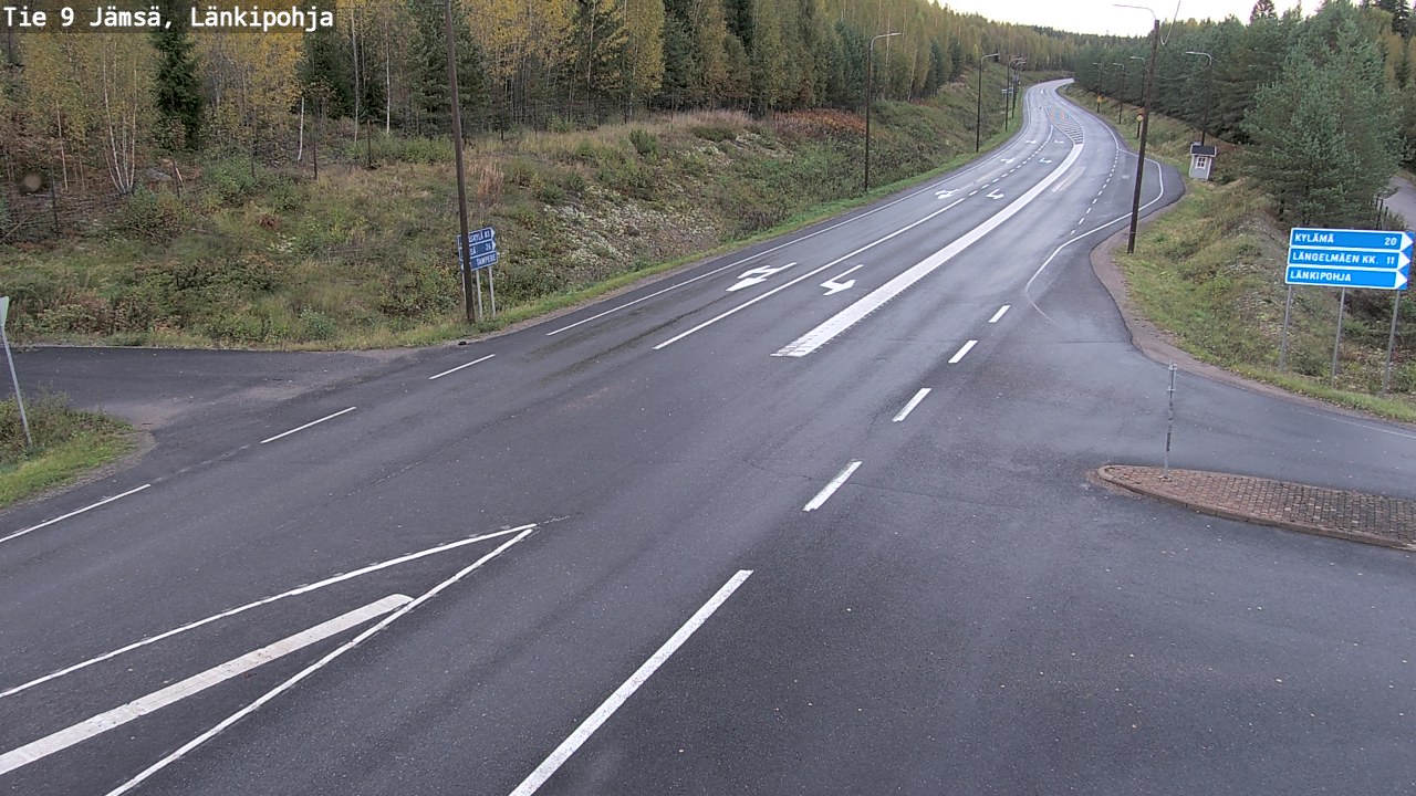 Weather Camera Image Road 9 Jämsä, Länkipohja, Jämsä, Keski-Suomi