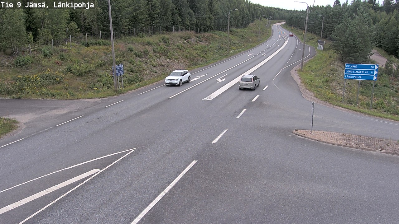 Weather Camera Image Road 9 Jämsä, Länkipohja, Jämsä, Keski-Suomi