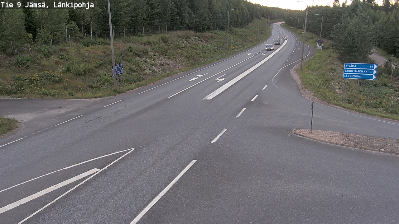 Weather Camera Image Road 9 Jämsä, Länkipohja, Jämsä, Keski-Suomi