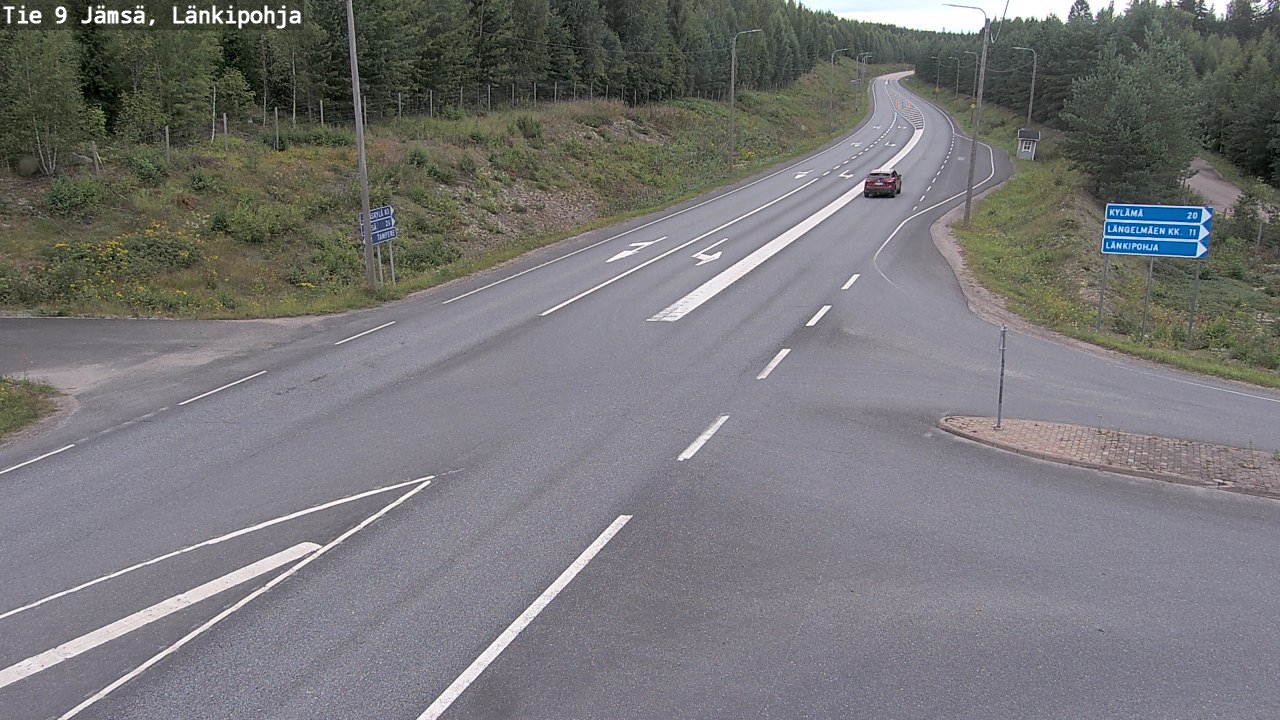 Weather Camera Image Road 9 Jämsä, Länkipohja, Jämsä, Keski-Suomi