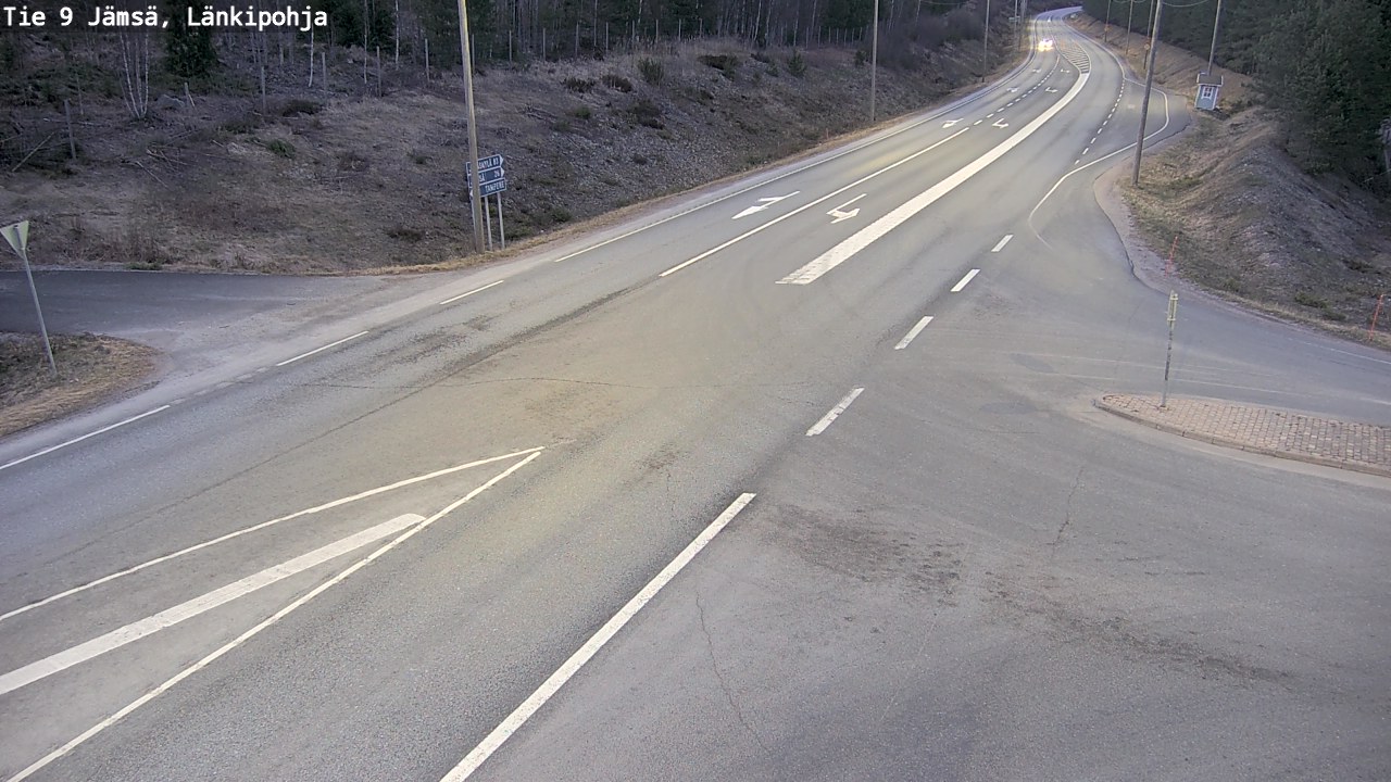 Weather Camera Image Väg 9 Jämsä, Länkipohja, Jämsä, Keski-Suomi