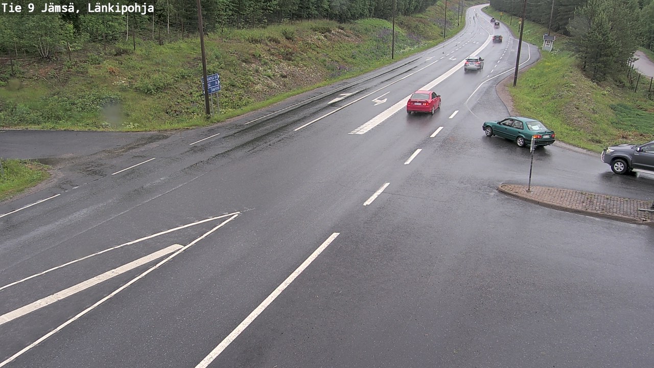 Weather Camera Image Väg 9 Jämsä, Länkipohja, Jämsä, Keski-Suomi