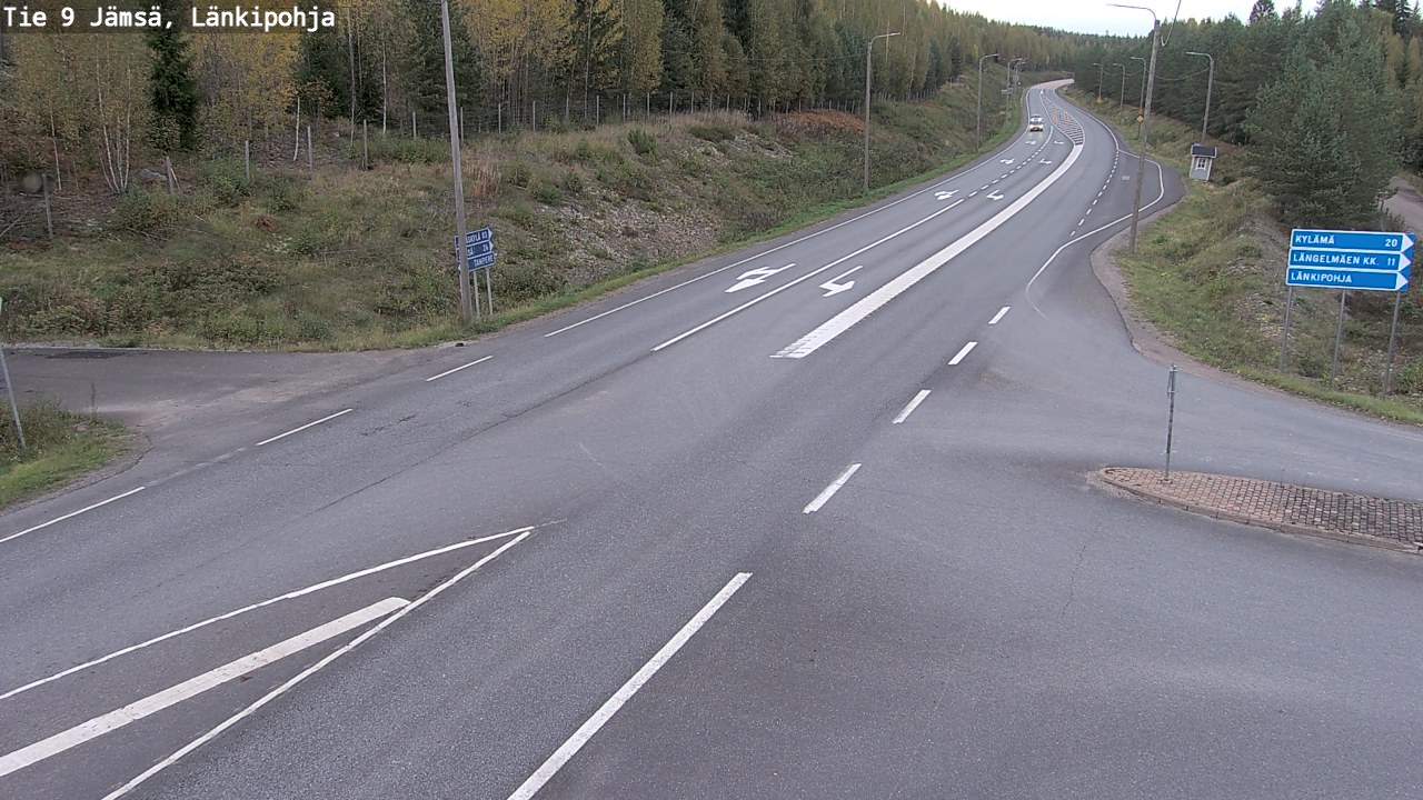 Weather Camera Image Road 9 Jämsä, Länkipohja, Jämsä, Keski-Suomi
