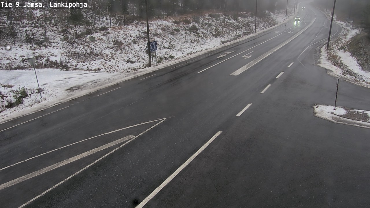 Weather Camera Image Väg 9 Jämsä, Länkipohja, Jämsä, Keski-Suomi