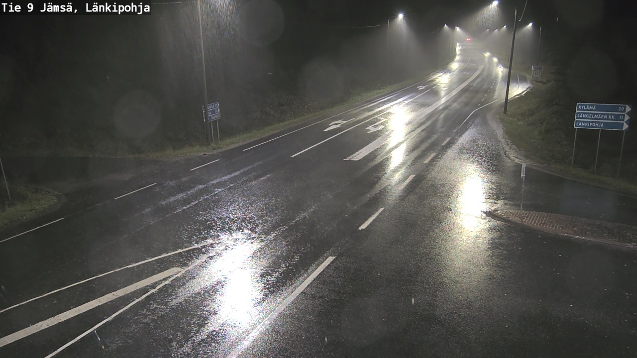 Weather Camera Image Road 9 Jämsä, Länkipohja, Jämsä, Keski-Suomi