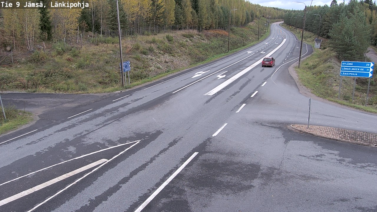 Weather Camera Image Road 9 Jämsä, Länkipohja, Jämsä, Keski-Suomi