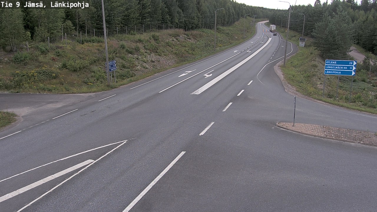 Weather Camera Image Road 9 Jämsä, Länkipohja, Jämsä, Keski-Suomi