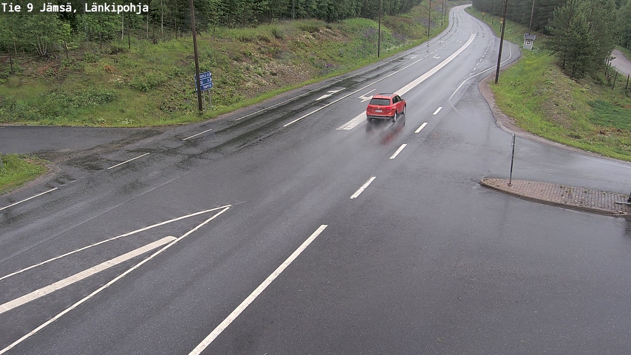Weather Camera Image Väg 9 Jämsä, Länkipohja, Jämsä, Keski-Suomi