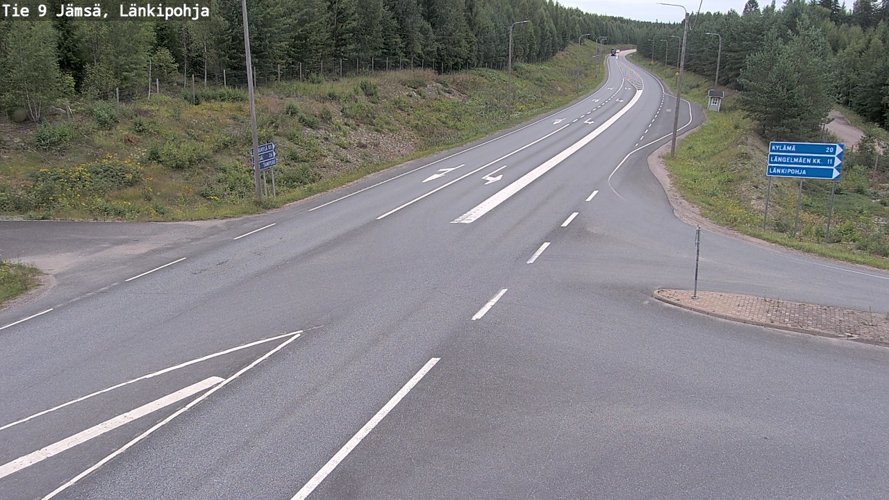 Weather Camera Image Road 9 Jämsä, Länkipohja, Jämsä, Keski-Suomi