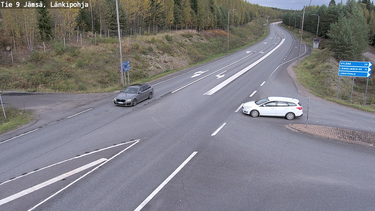 Weather Camera Image Road 9 Jämsä, Länkipohja, Jämsä, Keski-Suomi
