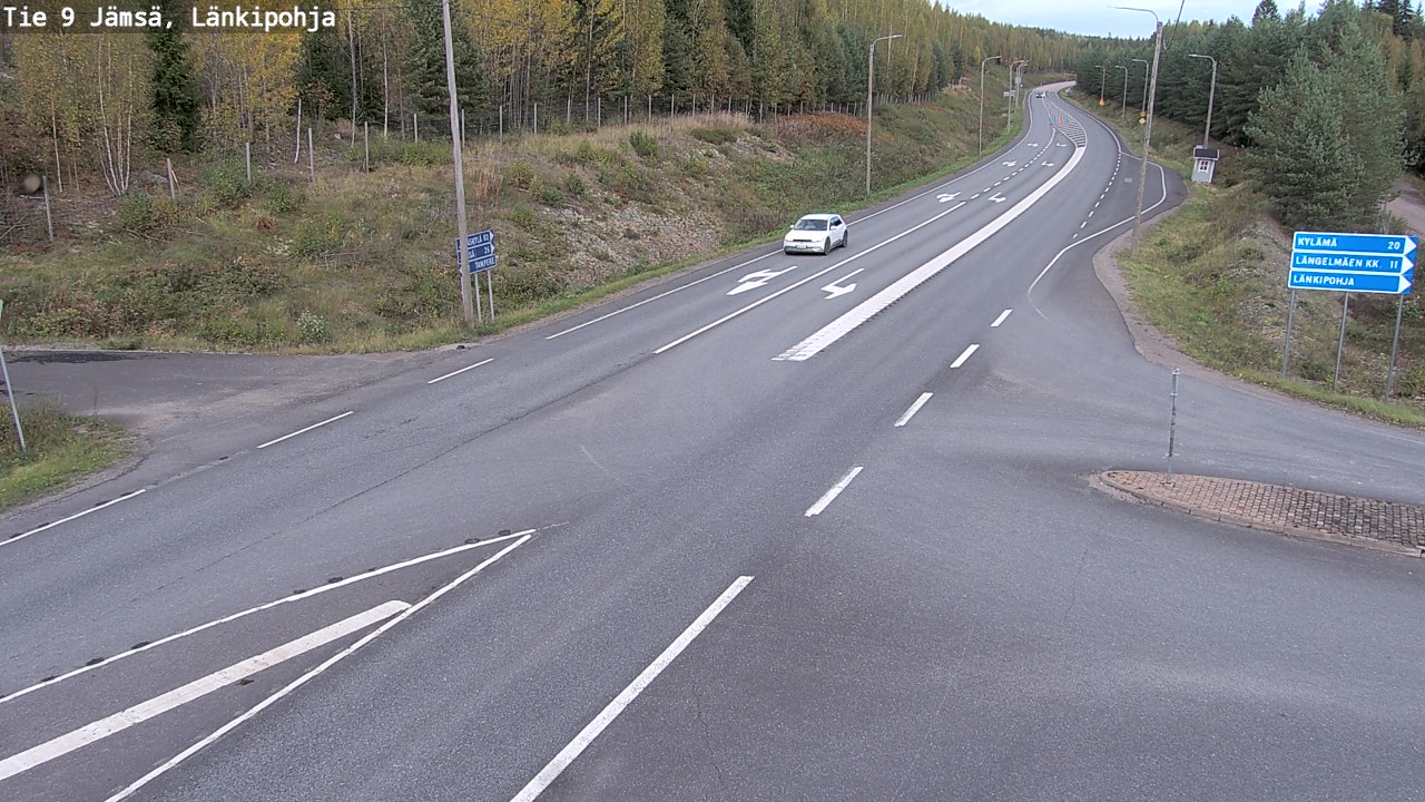 Weather Camera Image Road 9 Jämsä, Länkipohja, Jämsä, Keski-Suomi