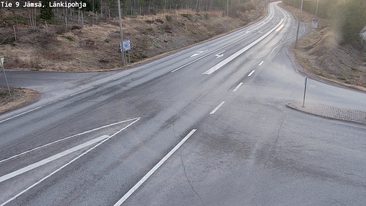 Weather Camera Image Väg 9 Jämsä, Länkipohja, Jämsä, Keski-Suomi