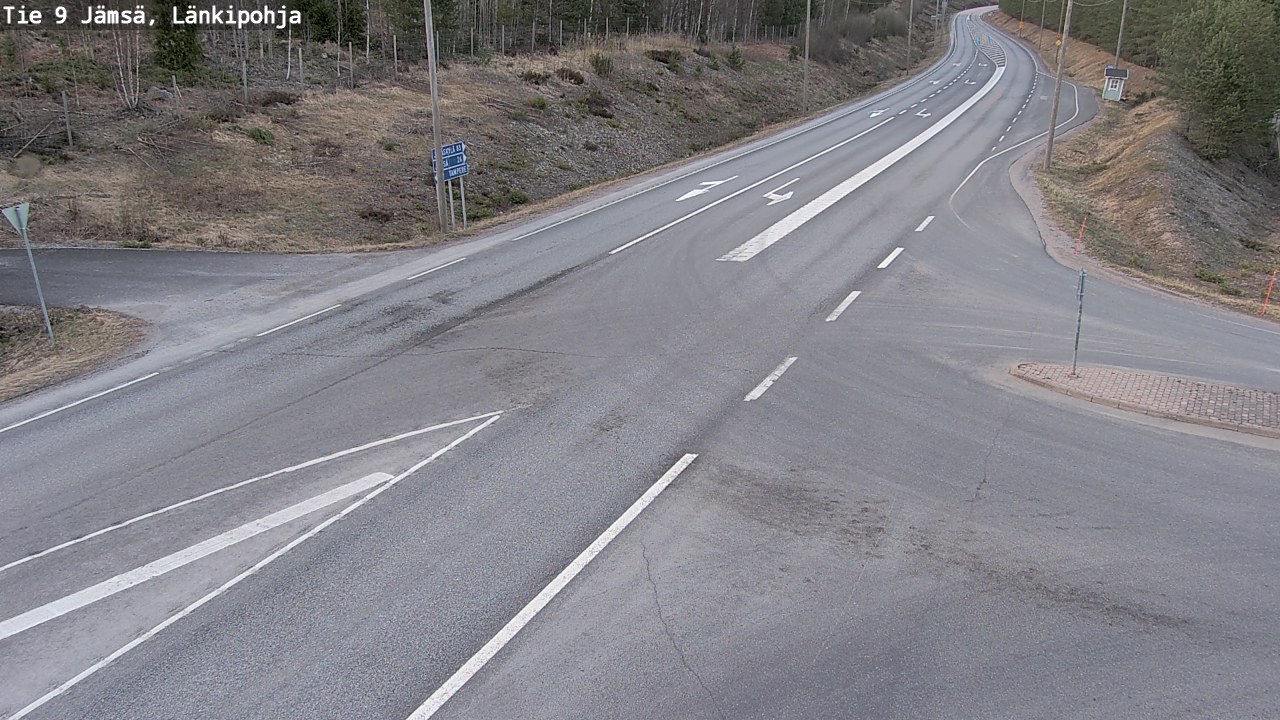 Weather Camera Image Väg 9 Jämsä, Länkipohja, Jämsä, Keski-Suomi